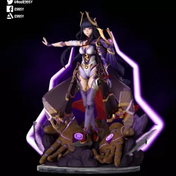 Genshin Impact - Raiden Shogun Figure STL file for 3D printing