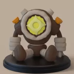 Genshin One-Eyed Baby Doll-shaped toy statue