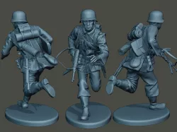 German soldier ww2 running G2