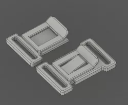 Ghostbusters 2 - alice frame waist belt buckle replica