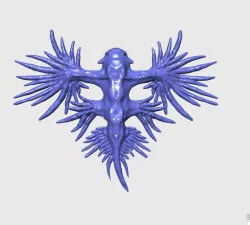 Glaucus atlanticus - Model - Pendant 3D - Blue Angel