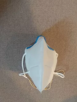Glue-on nose piece for KN95 and other masks