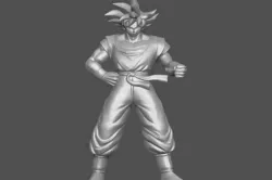 Goku With Power Pole