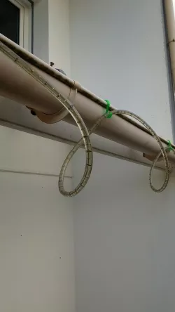 Gutter hook for Christmas garland