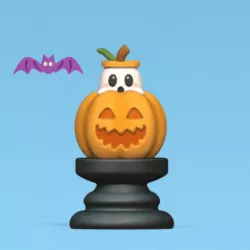 Halloween Chess - Ghost Pumpkin