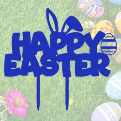 Happy Easter Cake Topper