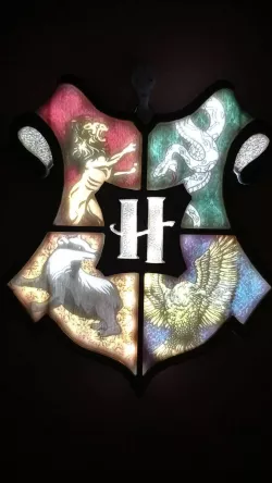 Hogwarts Gryffindor Slytherin Ravenclaw and Hufflepuf Lamps