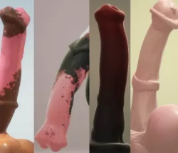 Horse Dildo Collection. (Update: Silicone Mold)