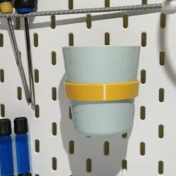 Ikea Skadis Peg Board to Kalas Mug Holder