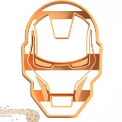 Iron man Cookie cutter & Stamp