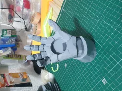 Iron man hand, charging station