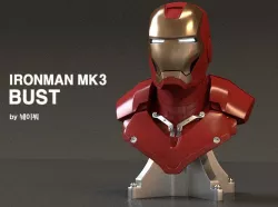 IRON MAN MK3 BUST(life size)