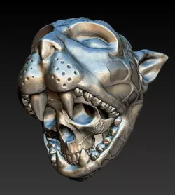 Jaguar Warrior Skull