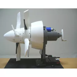 Jet Engine Component; Counter-Rotating Propeller, Pitch Changeable