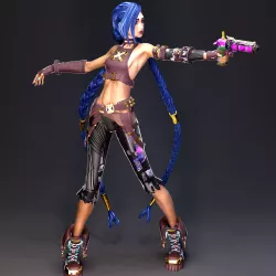 Jinx 3d print - Arcane .