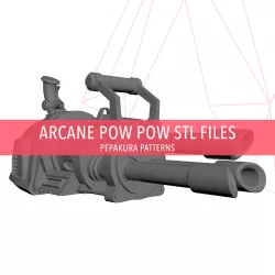 Jinx Arcane Pow Pow - 3D Print STL Files League of Legends