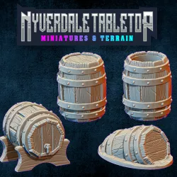 Kegs/Barrels Scatter Terrain