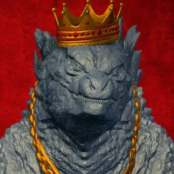 King Godzilla Bust