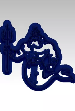 King neptune cookie cutter