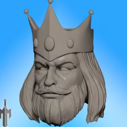 King Randor Head Alcala - Motu & Motuc