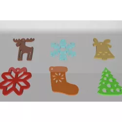 Kit 6 Christmas Ornaments