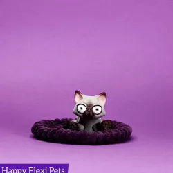 Kuzya the flexible toy cat