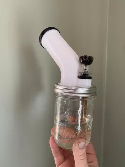 Large Mouth Mason Jar Water Bong