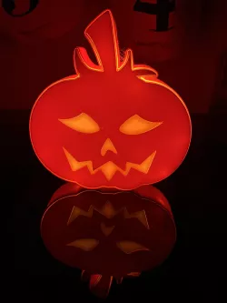 Lighted Halloween Pumpkin