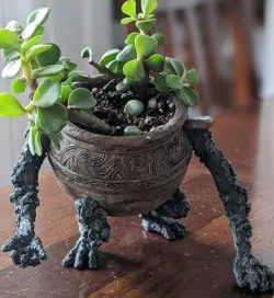 Living Jar / Pot boy plant pot from Elden Ring