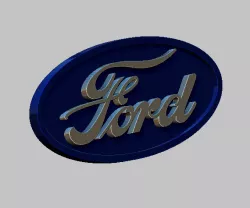 LOGO CAR FORD STL FILE