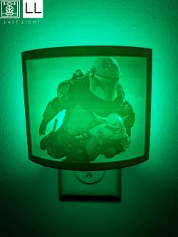 Mandalorian Night Light