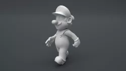 Mario Walking Pose Table Toy
