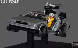 MARTY MCFLY DOC EMIT BROWN BACK TO THE FUTURE 2 FIGURINE MINIATURE 1:24 3d print