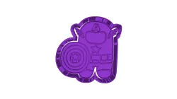 Marvel avengers hero (22)  cutter and stamp, cookie cutter, form stamp, cookie cutter, form