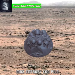 Max Entropy Log Pile (Pre-Supported)