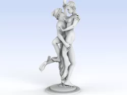 Mercury Abducting Psyche at The Louvre, Paris