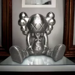 Mini Kaws Cash Bag + free Kaws Kaychain