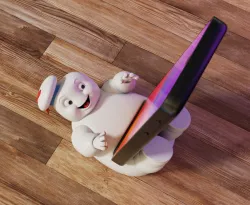 MINI PUFT MARSHMALLOW - CELL PHONE HOLDER