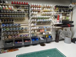 Modular Pegboard Paint Rack: Spacer 30mm