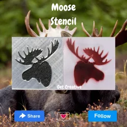Moose Stencil