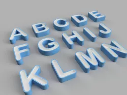 NAMELED - ARIAL ROUNDED - ALPHABET LED LAMP