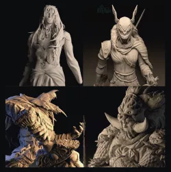 Pack Elden Ring - Malenia - Radahn - Radagon - Maliketh