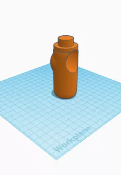 Painting Handle with coke caps