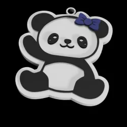 Panda Keychain