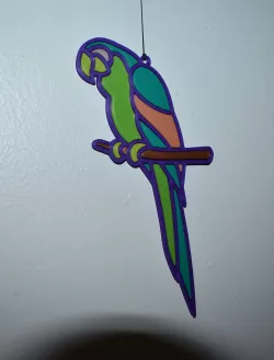 Perched Parrot Décor