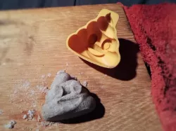 Pile of Poo Emoji cake / cookie / sand mold