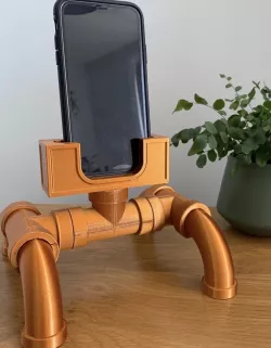 PIPE PHONE HOLDER CHARGER VINTAGE
