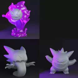 Pokemon Ghost Team 3D print model