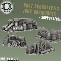 Post Apocalyptic Junk Barricades *Supportfree