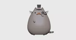 Pusheen with hat - Cat